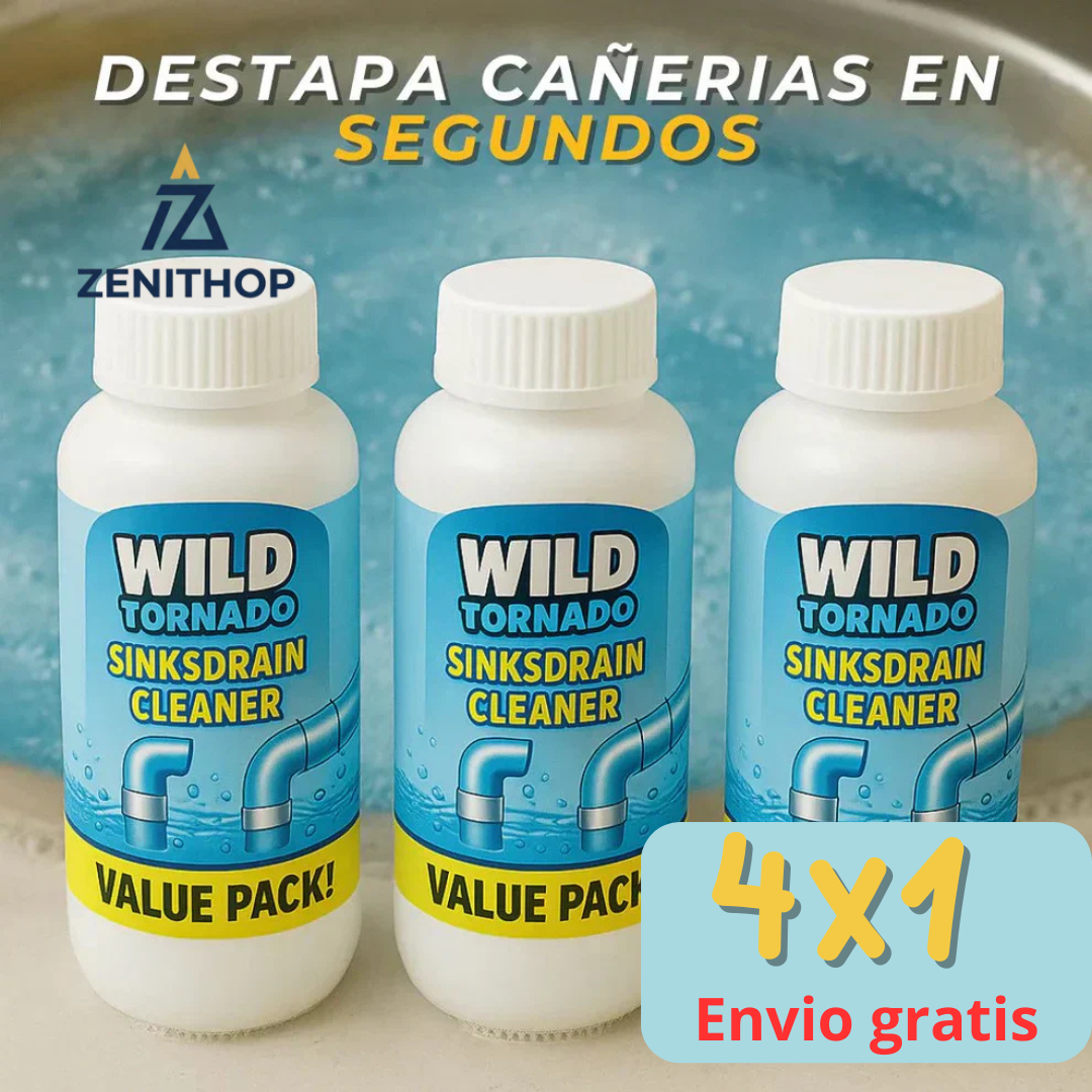 Destapa Cañerías Express 4x1 (110gr c/u) + Envío Gratis
