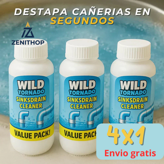 Destapa Cañerías Express 4x1 (110gr c/u) + Envío Gratis