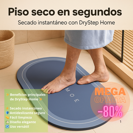 Alfombra Antideslizante🧼  3X y 5 X🤑– Secado Instantáneo – Piso seco y seguro en solo segundos